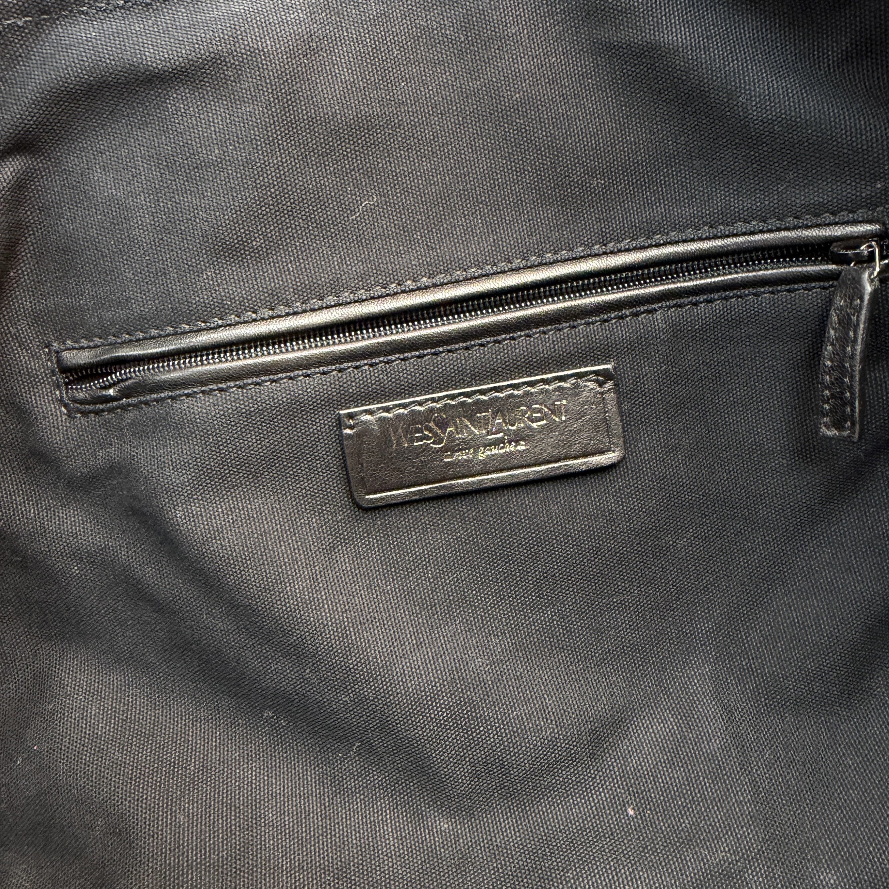 YSL Handbag 黑色羊皮 真·Vintage 中古大袋款 