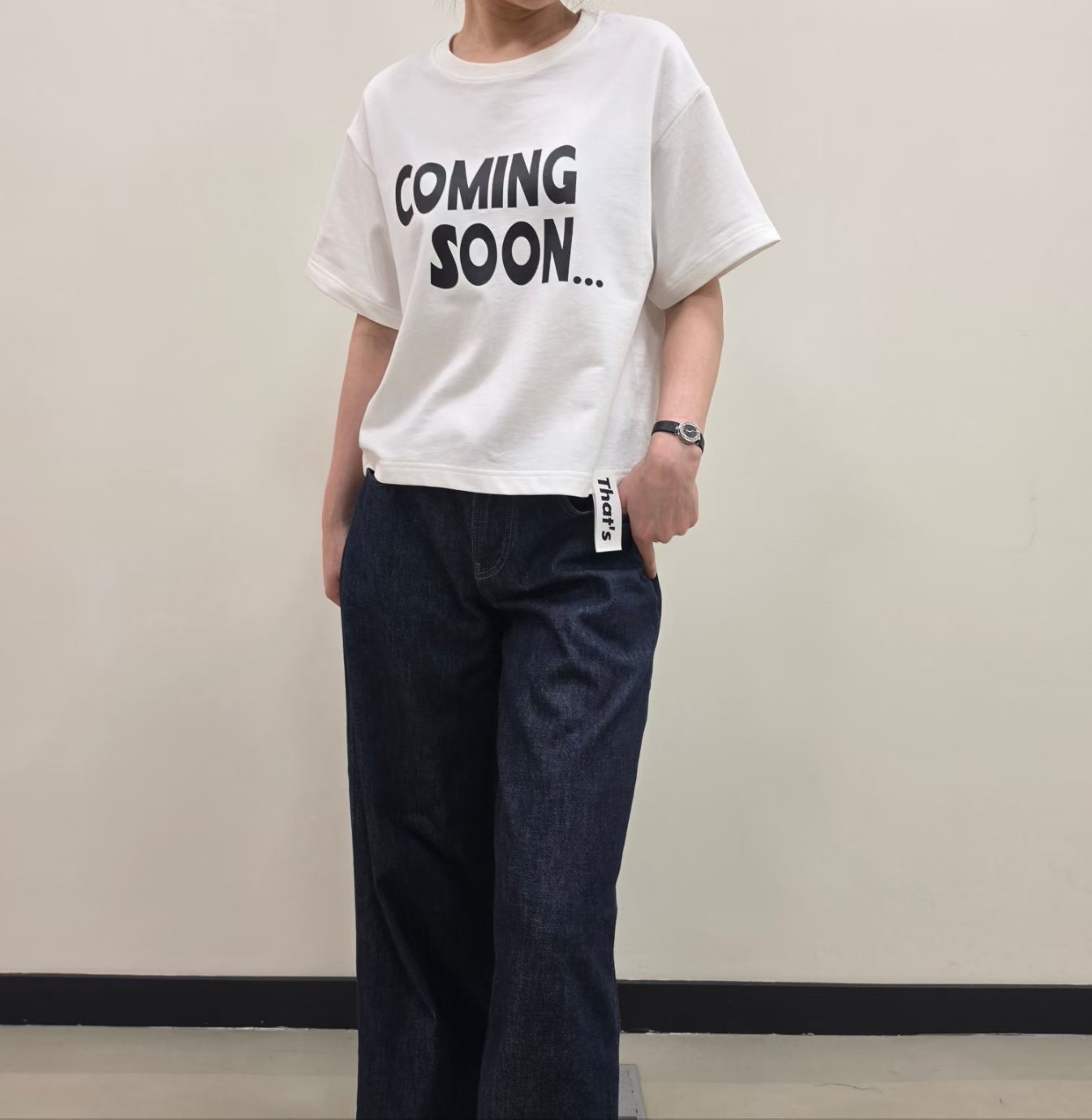 英文字靚料Tee