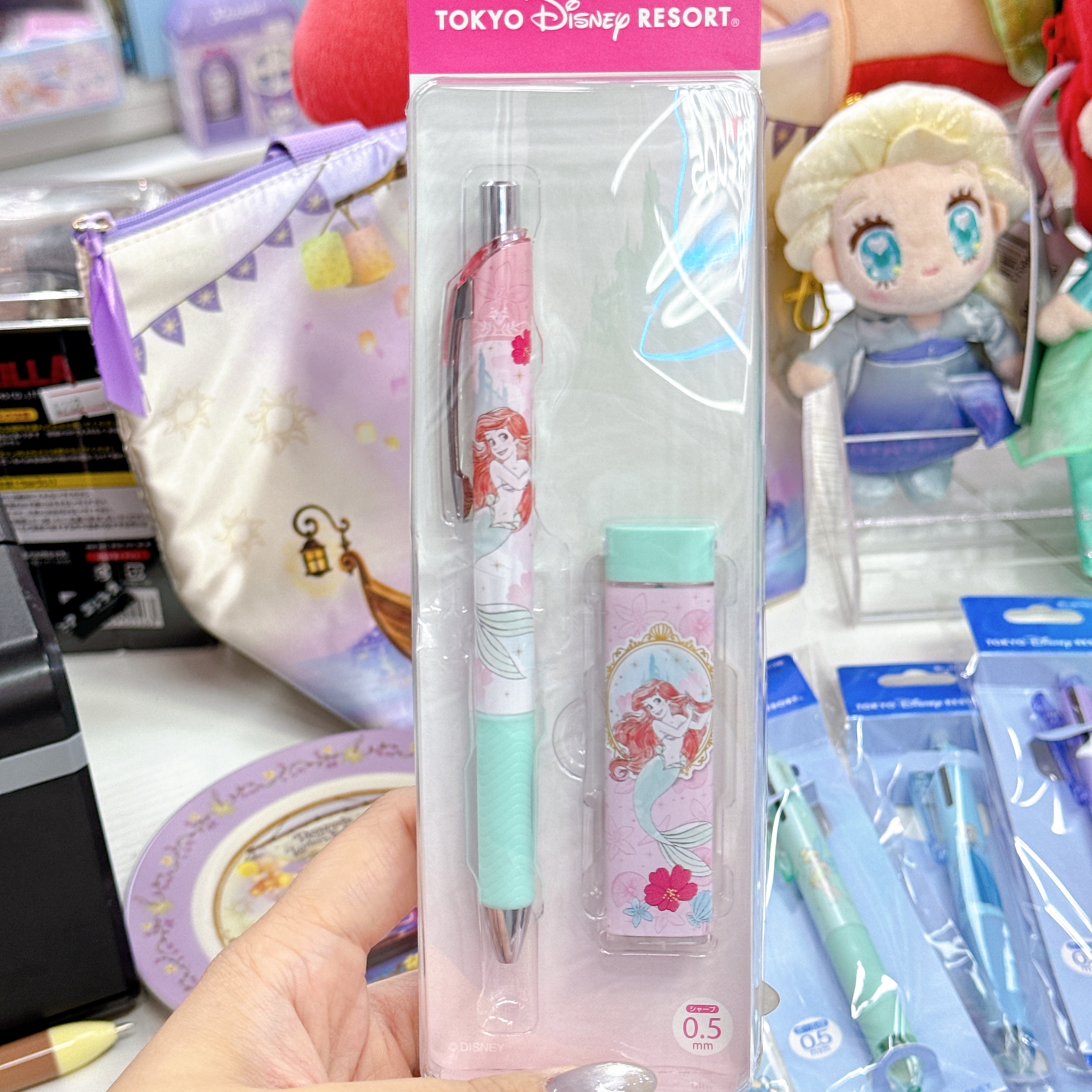 日本直送東京迪士尼美人魚鉛芯筆套裝