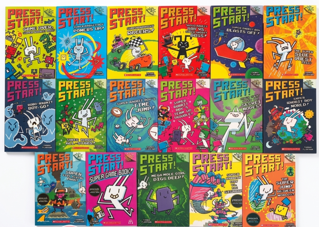 Press Start! Series|  Super Rabbit Boy Powers Up! (1- 17 books)   Branches| S103 