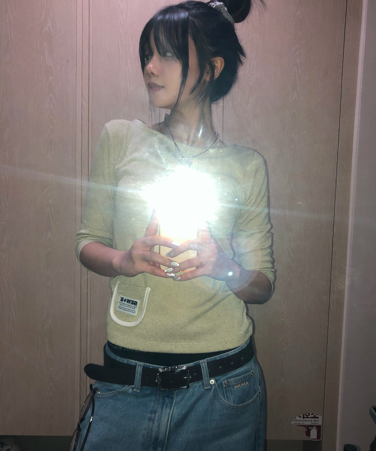 🇰🇷訂購｜SEW-B 26SS｜Semi-crop Dalmatian Boat Neck 3色 