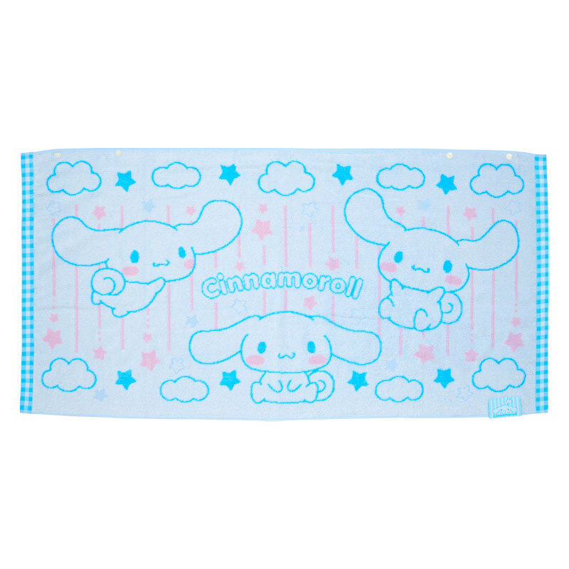 日本直送Sanrio 有鈕浴巾 120×60cm