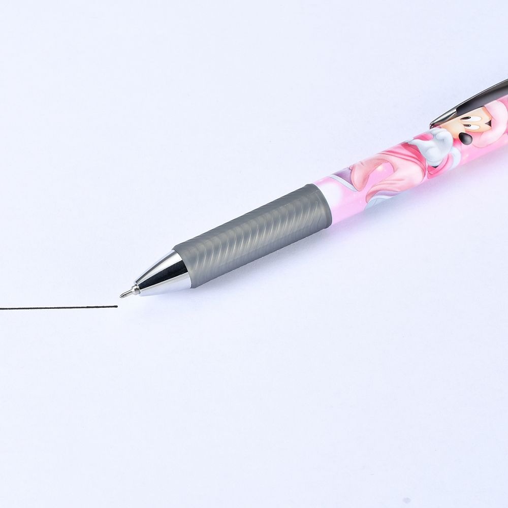 現貨｜【日本 Disney Store 限定】一套三枝 Mickey Mouse Minnie Mouse 日本製 Pentel EnerGel 0.5mm 黑色 啫喱筆 070684