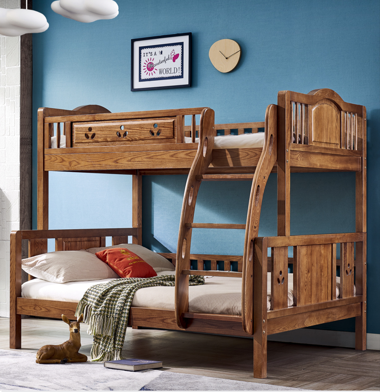 1.2米實木雙層床