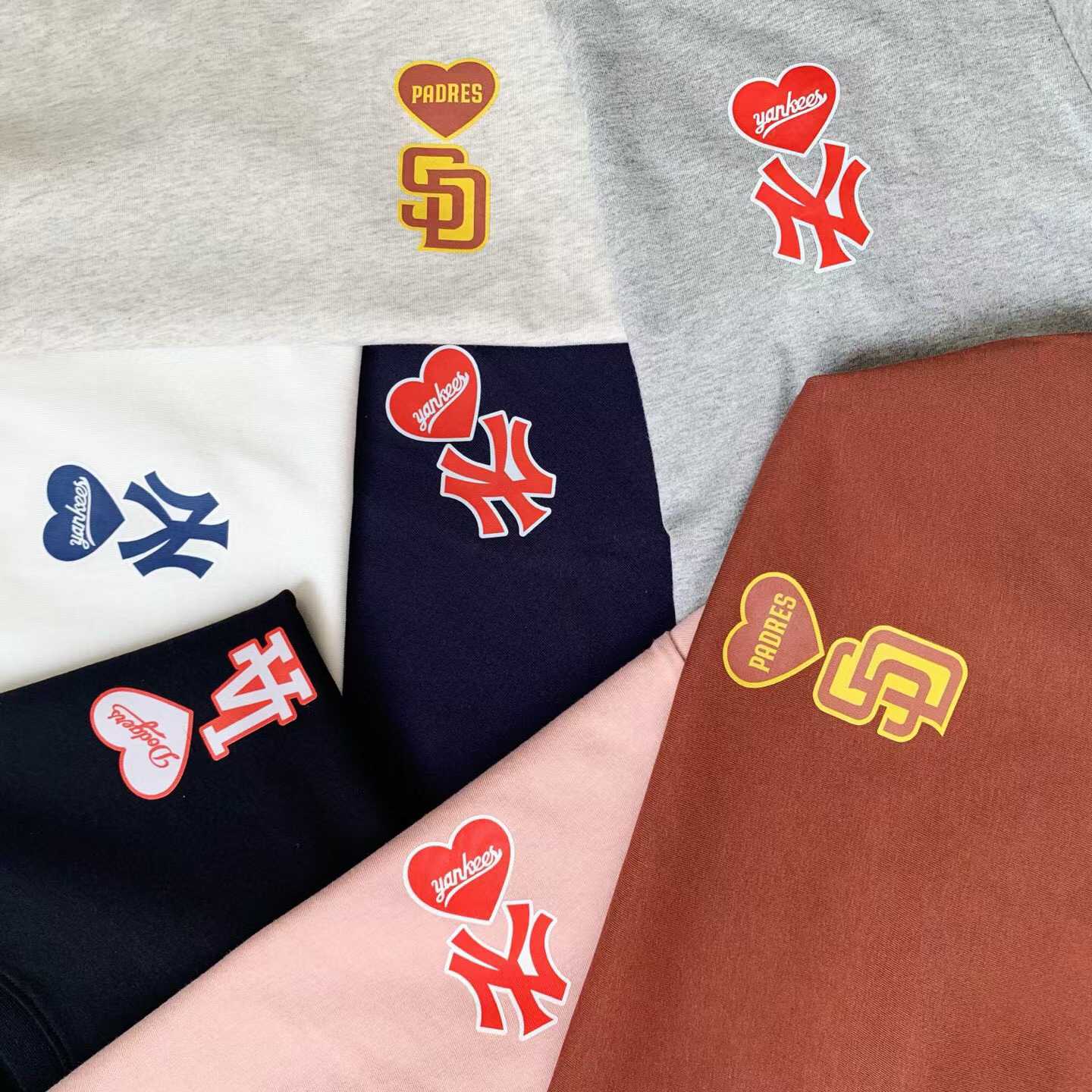 預訂 2026年夏季新品✨MLB愛心logo短袖Tee [貨號26A316]