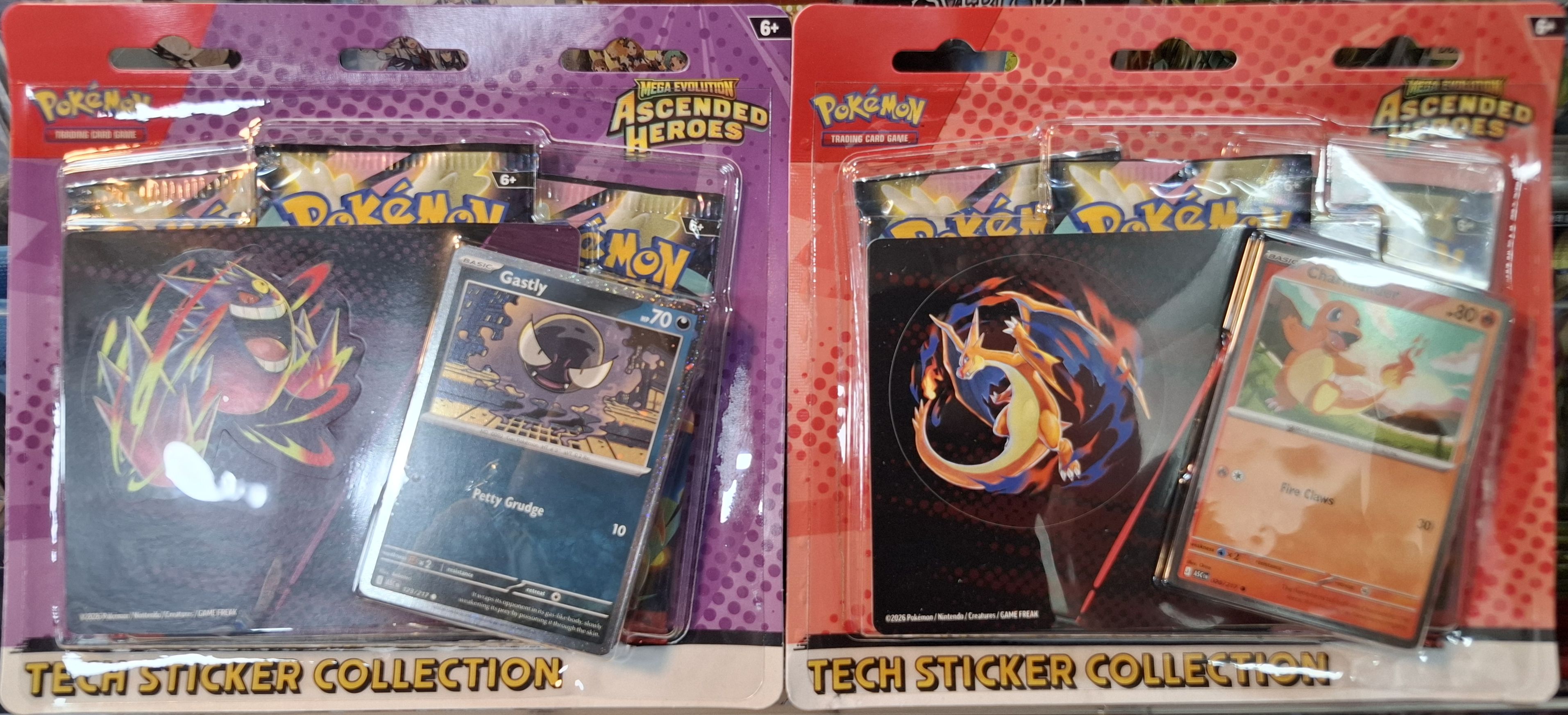 POKÉMON TCG MEGA EVOLUTION ASCENDED HEROES TECH STICKER COLLECTION ME2.5