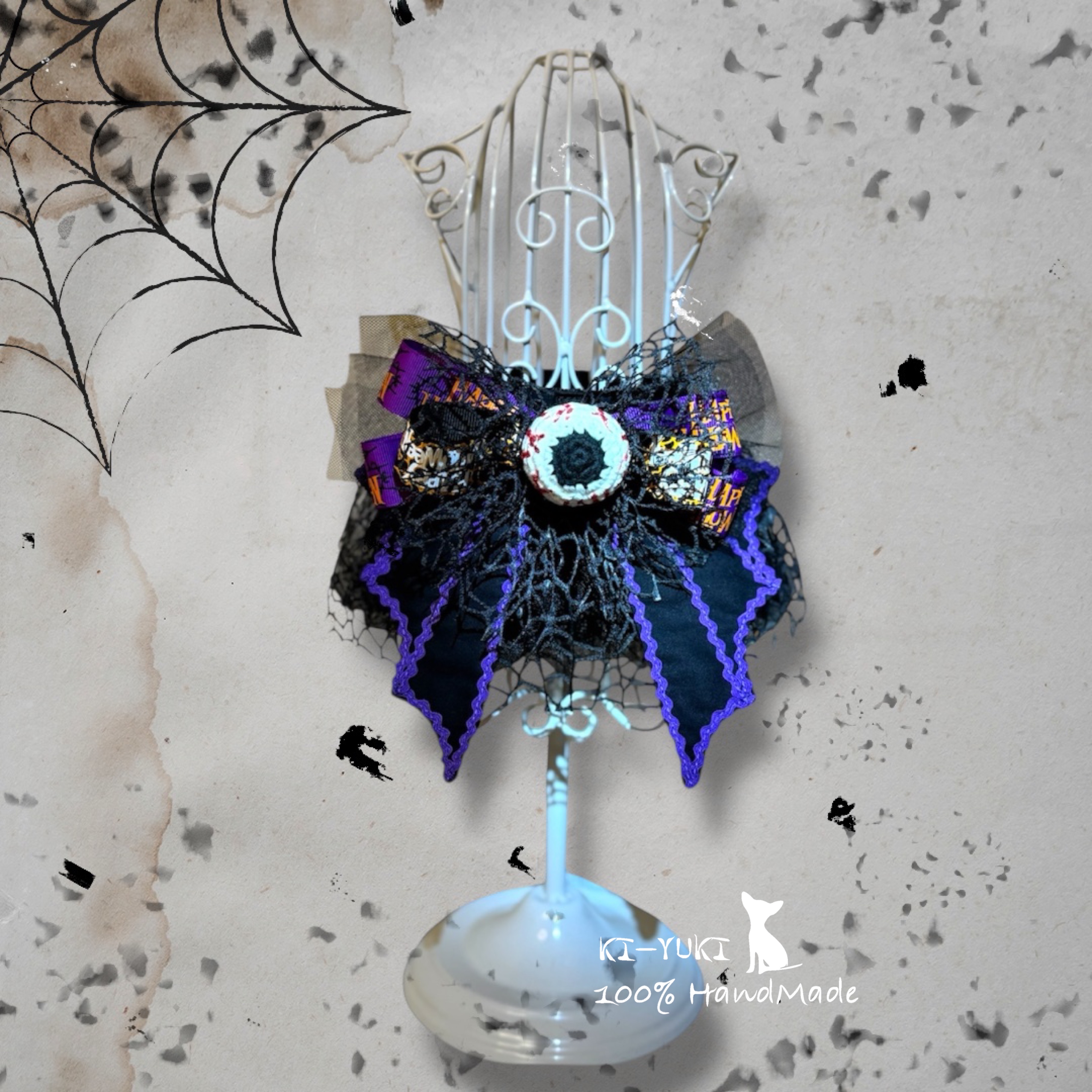 寵物手作 Halloween 暗黑者 歌德風 頸飾