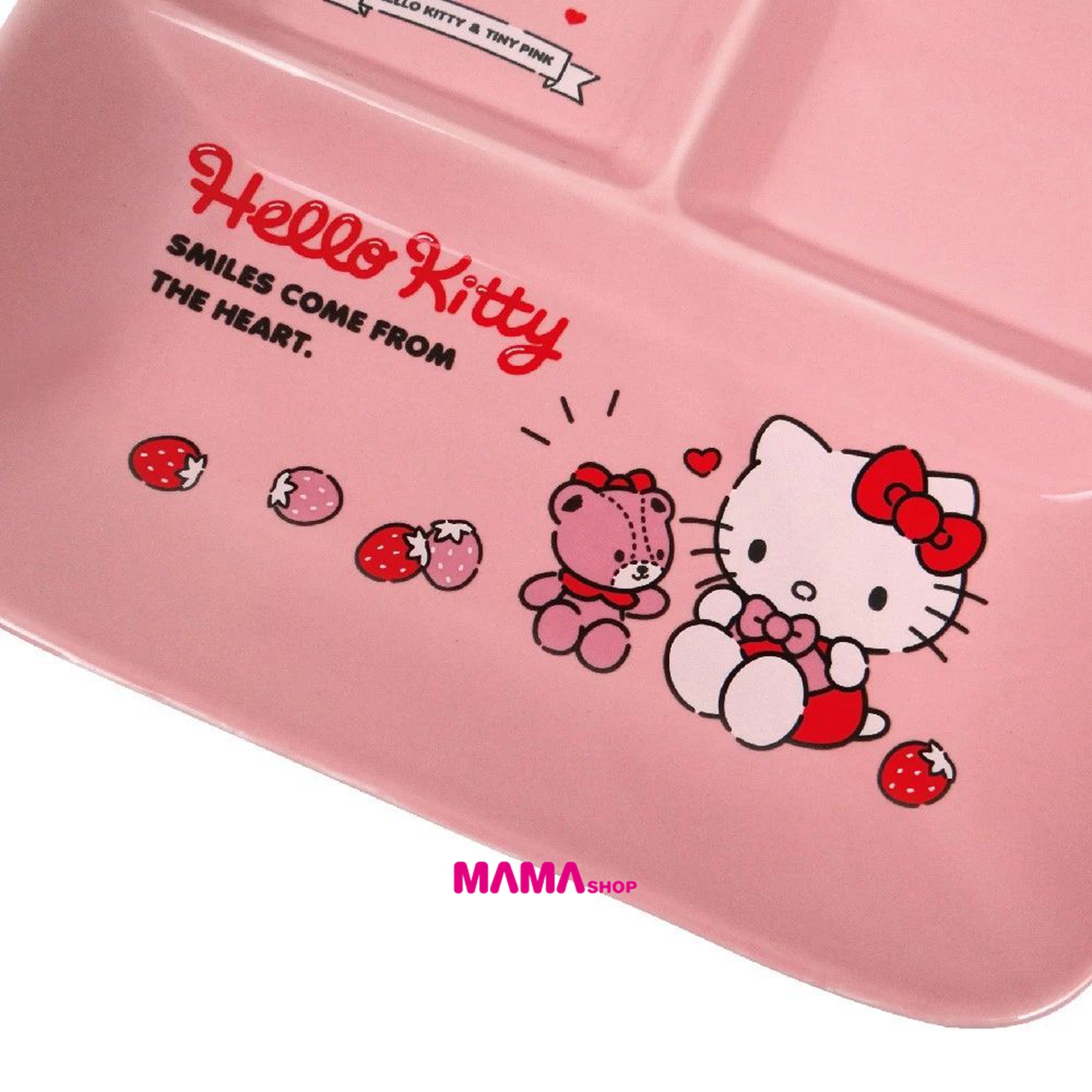 台灣直送 Hello Kitty方形陶瓷分隔碟