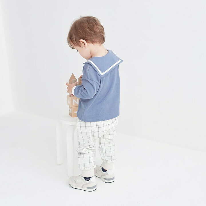 🇯🇵預訂 日本直送🇯🇵三色水手領帆船刺繡長袖上衣