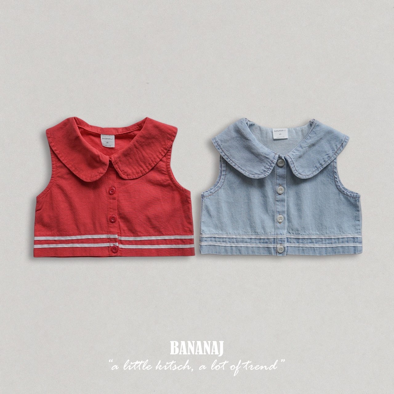 Bananaj | Sailor Top(Blue L110-120)