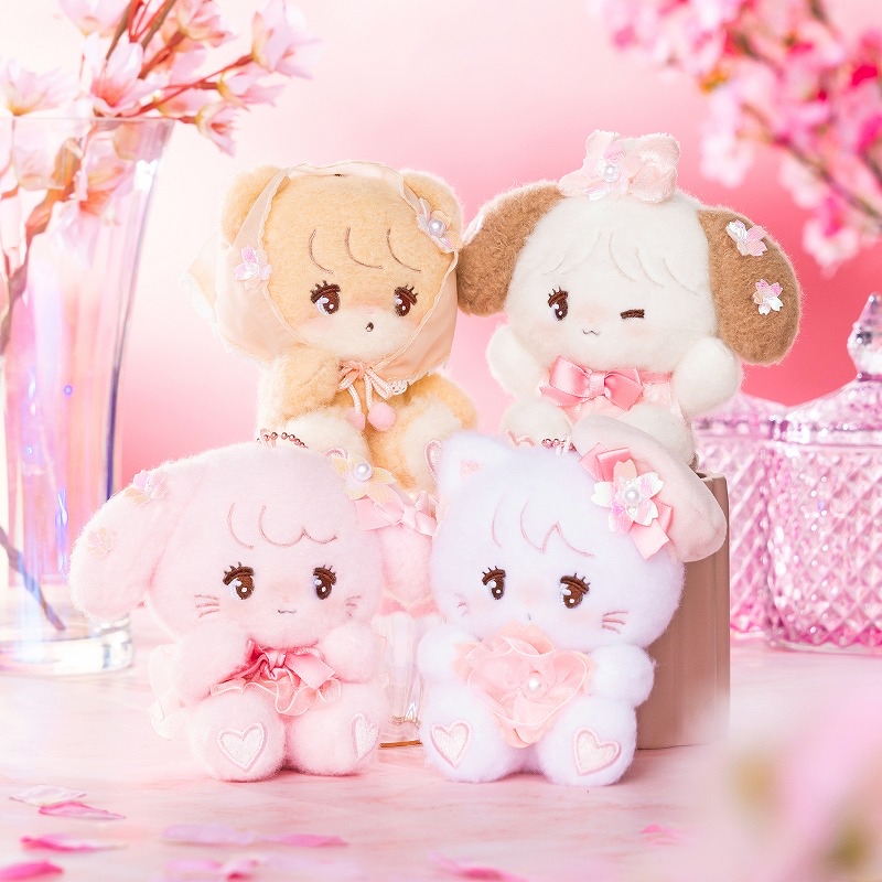 🎀【預訂】 Lil ala mode 櫻花公仔手掛飾 - Latte