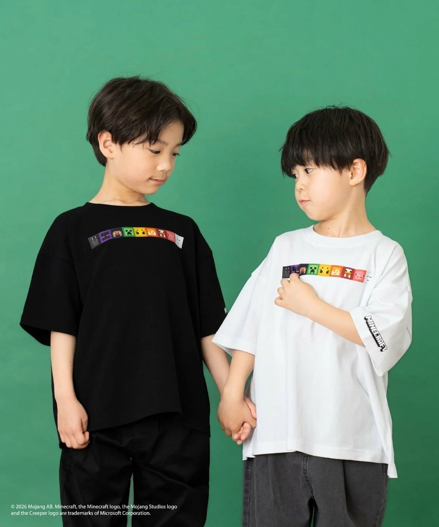 🆕【⭐訂購⭐】🌀🇯🇵 日本直送🌀#Minecraft 方形圖標臉 前後印花 短袖Tee [3款選] 🌀 [ELGA-0015][260804]