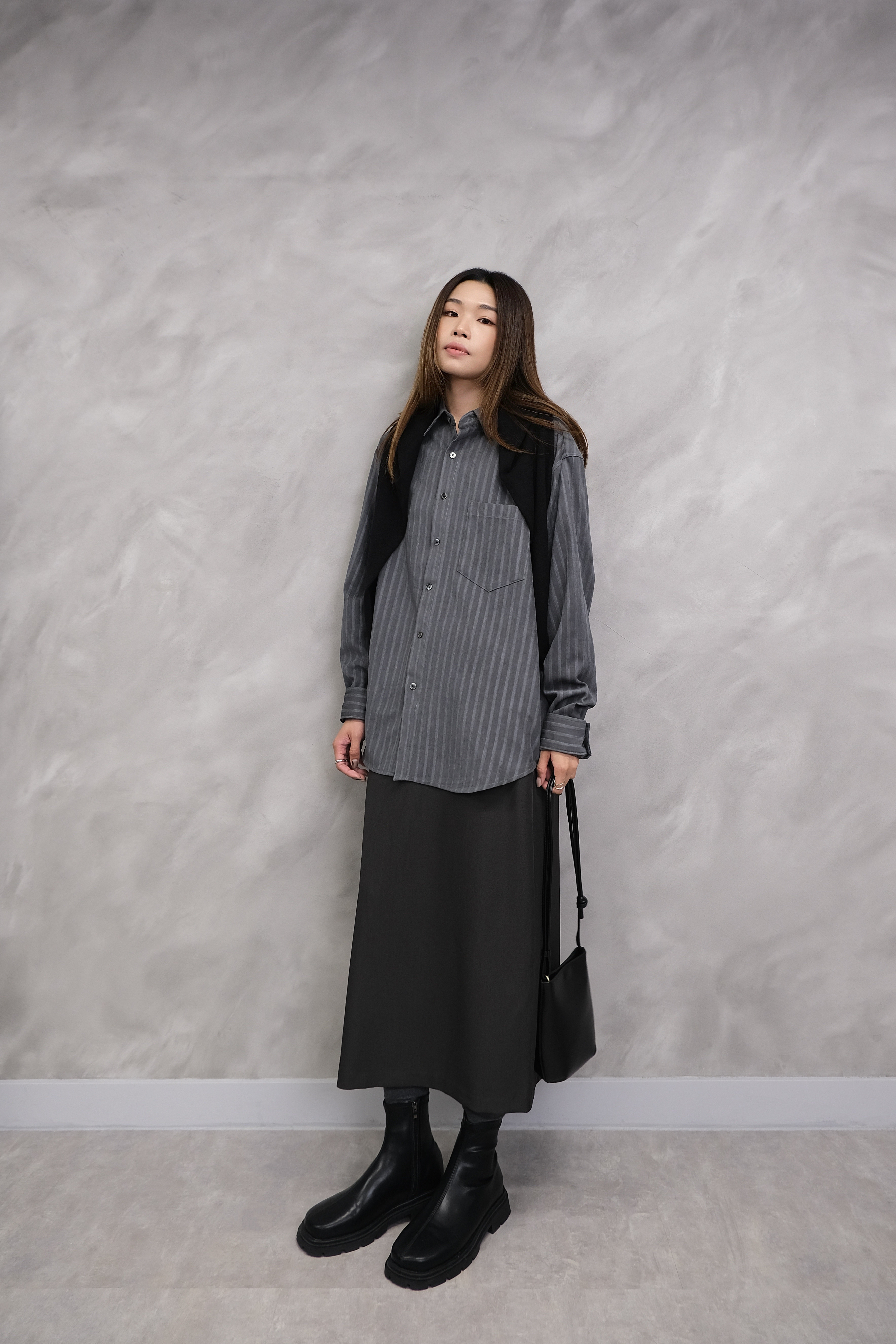 (Unisex) Grafton Textured Stripe Shirt #sh21