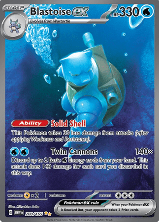 Pokemon TCG Scarlet & Violet—151 - Blastoise-200/165 (EX)