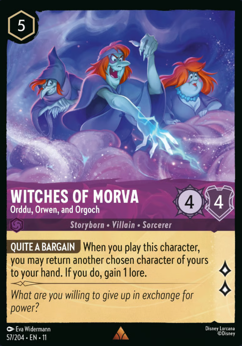 57/204 Witches of Morva - Orddu, Orwen, and Orgoch R