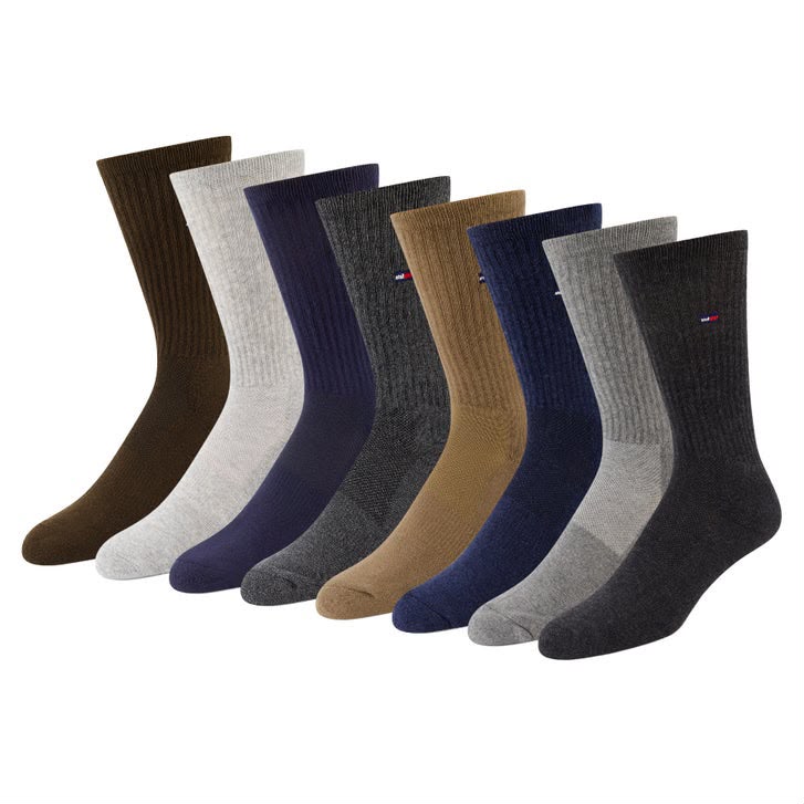加拿大🇨🇦空運直送 Tommy Hilfiger men’s crew socks 中筒襪 (a pack of 8 pairs)