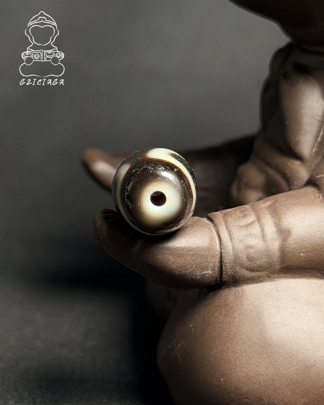 西藏至純財神天珠