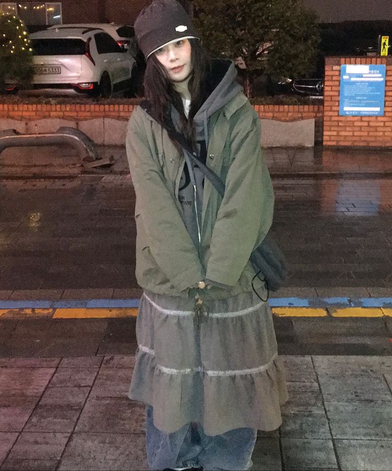 🇰🇷訂購｜aeae 26SS｜PATTERN TIERED SKIRT 3色