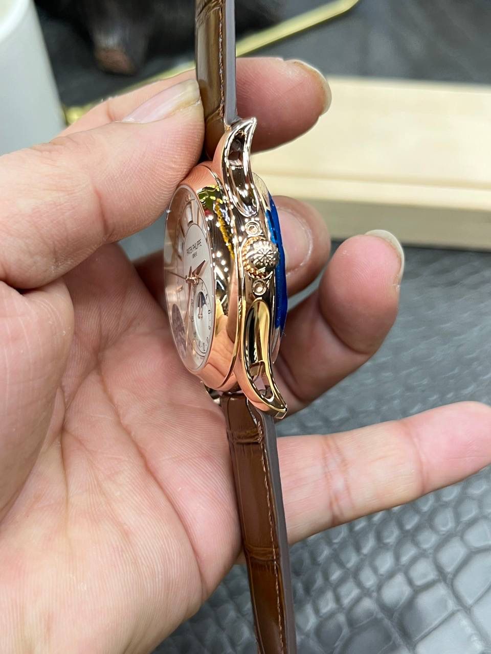 百达翡丽5205G-013复杂功能系列/40mm*11.36mm/搭载Caliber324 S QALU 24H/206全自动机械🚀🚀