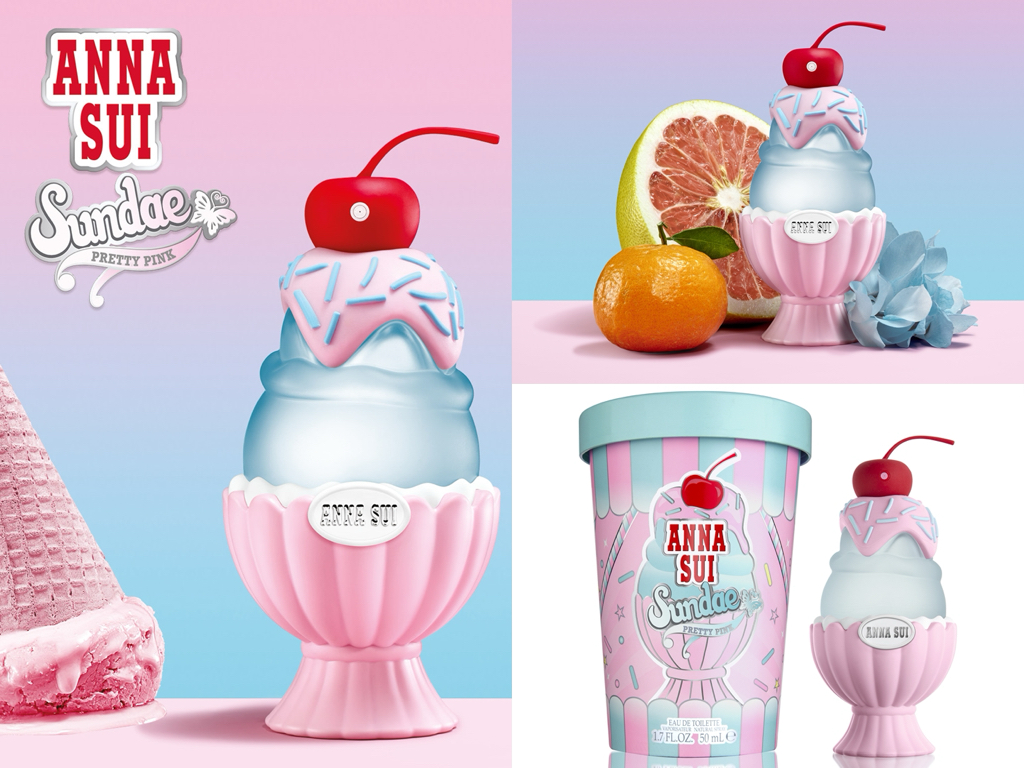 ANNA SUI 粉红柚惑果漾圣代淡香水 SUNDAE PRETTY PINK FOR WOMEN EDT 50ML