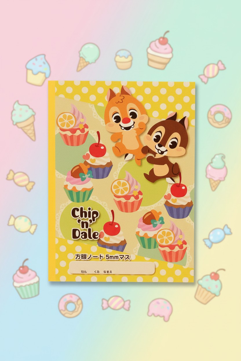 B5 5mm方格筆記本 Chip n Dale 鋼牙鼠   (S2611597)