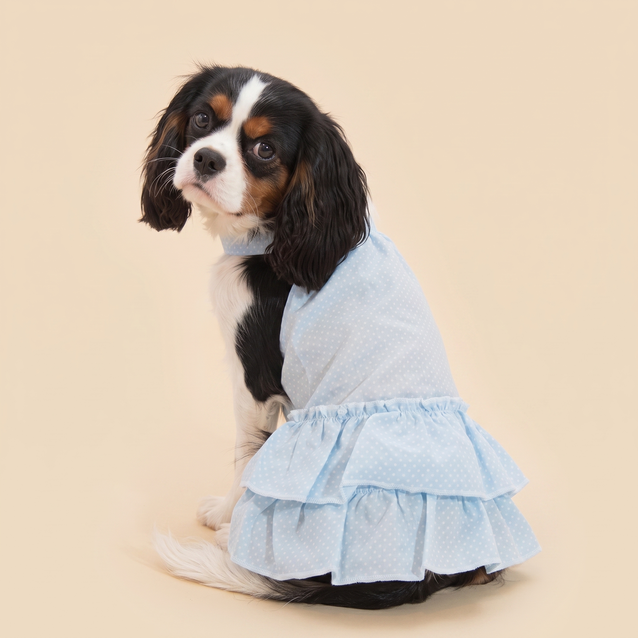 A155B Ada Dotty Summer Dress 清爽點點裙