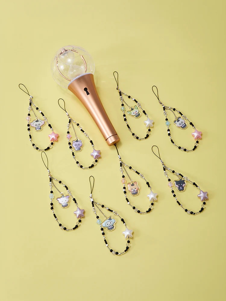 📦訂購 韓國代購 ATEEZ MIGHTEEZ LIGHT STICK BEADS STRAP (WONDER ROOM) 珠鏈鎖匙扣