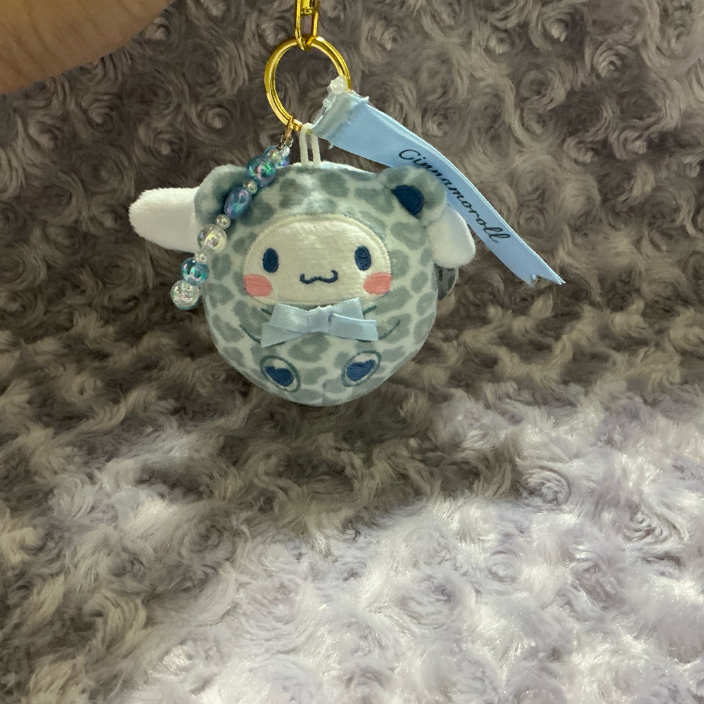 「現貨」Sanrio豹紋不倒翁公仔匙扣