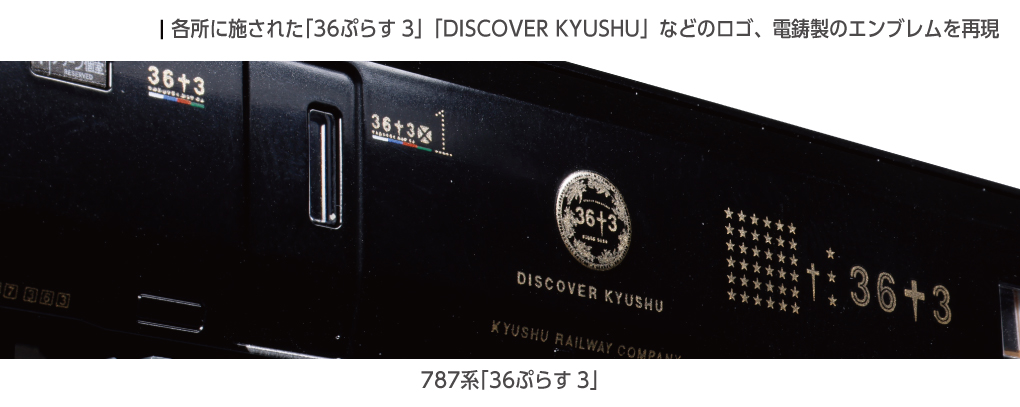 九州觀光列車36PLUS3 Kato 787系 N規