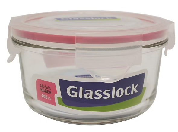 RP-525/400ml圓型玻璃微波爐盒