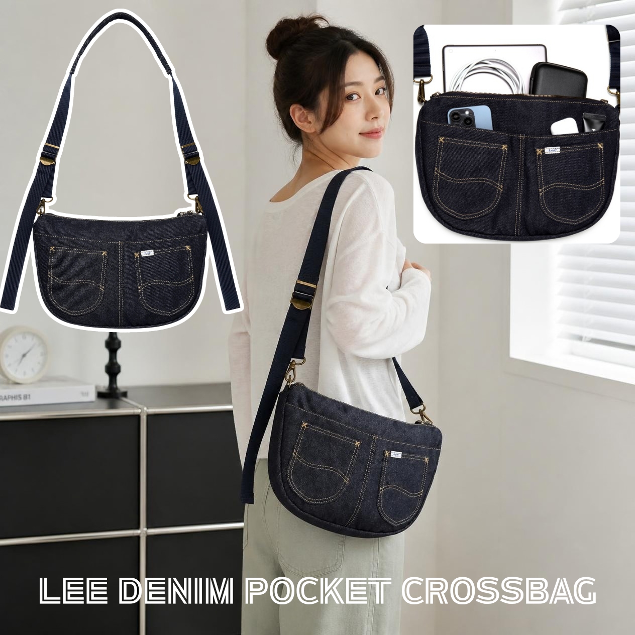 Lee Denim Lazy Pocket Crossbag
