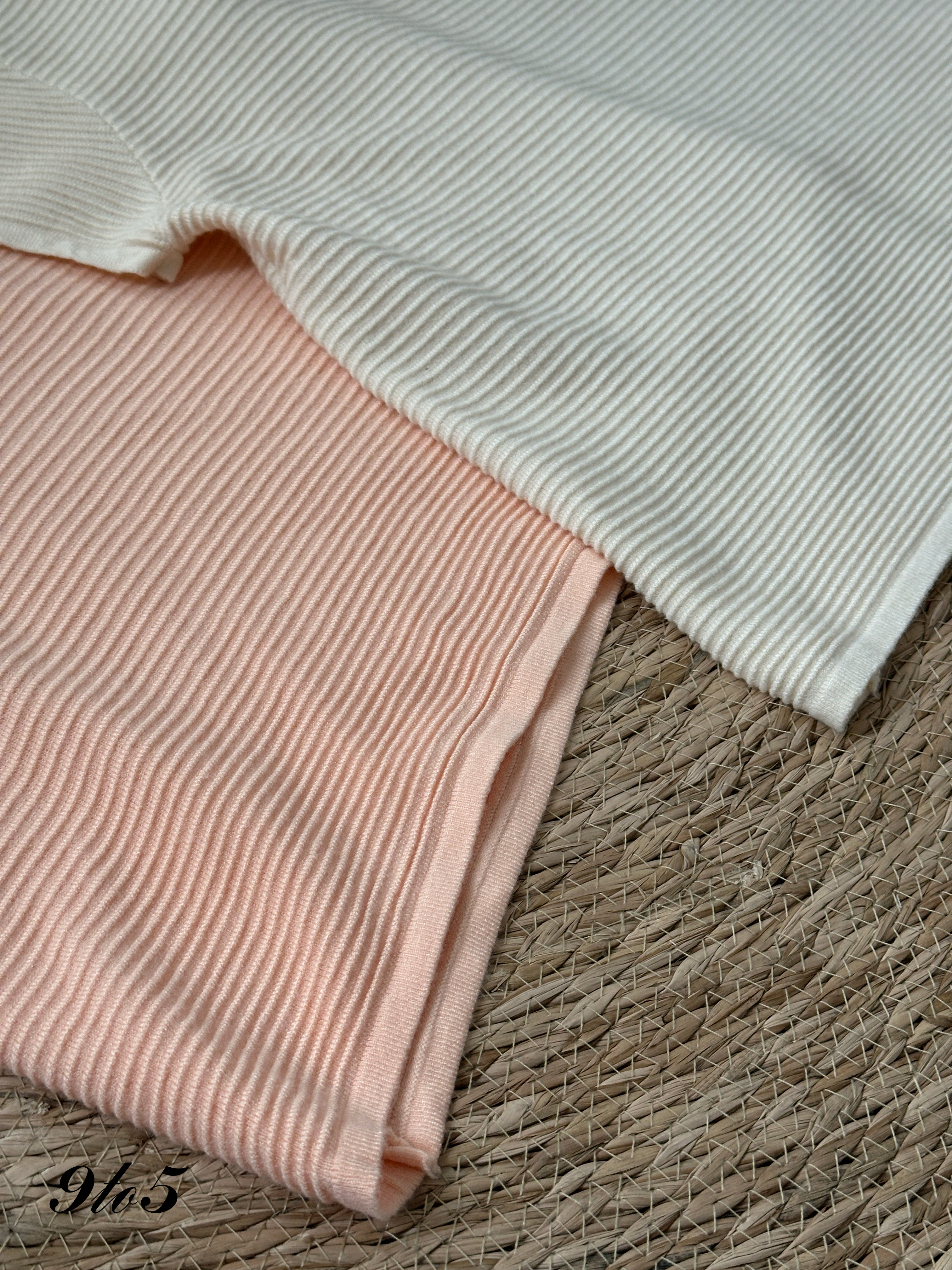 T4144 Round Neck Knit Top - 3 Colors 