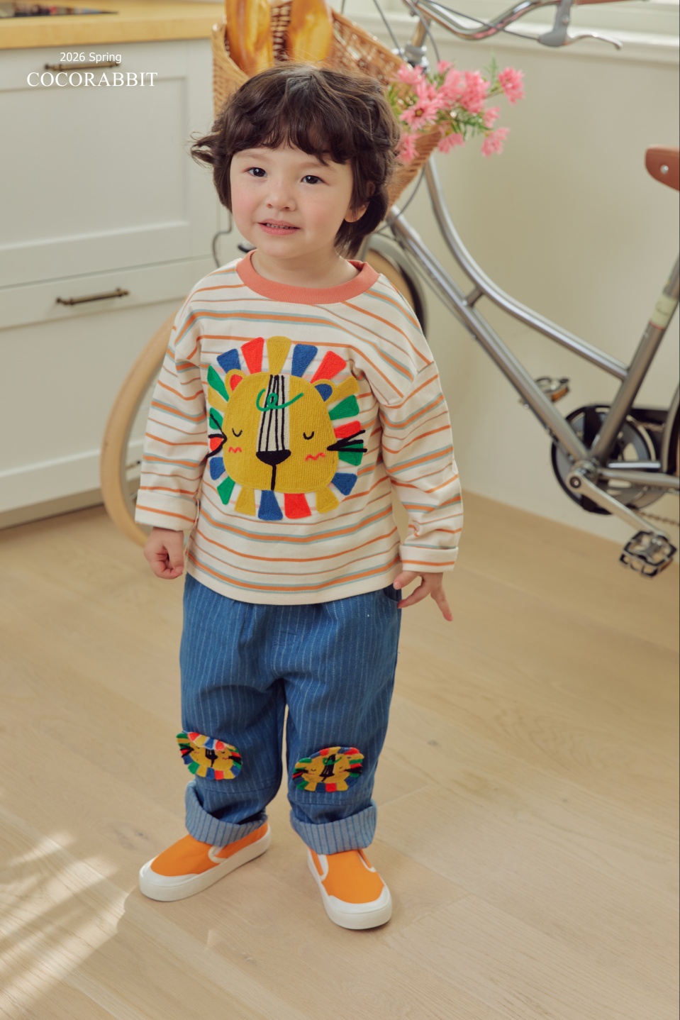 橫間獅子 Top / 獅子牛仔褲