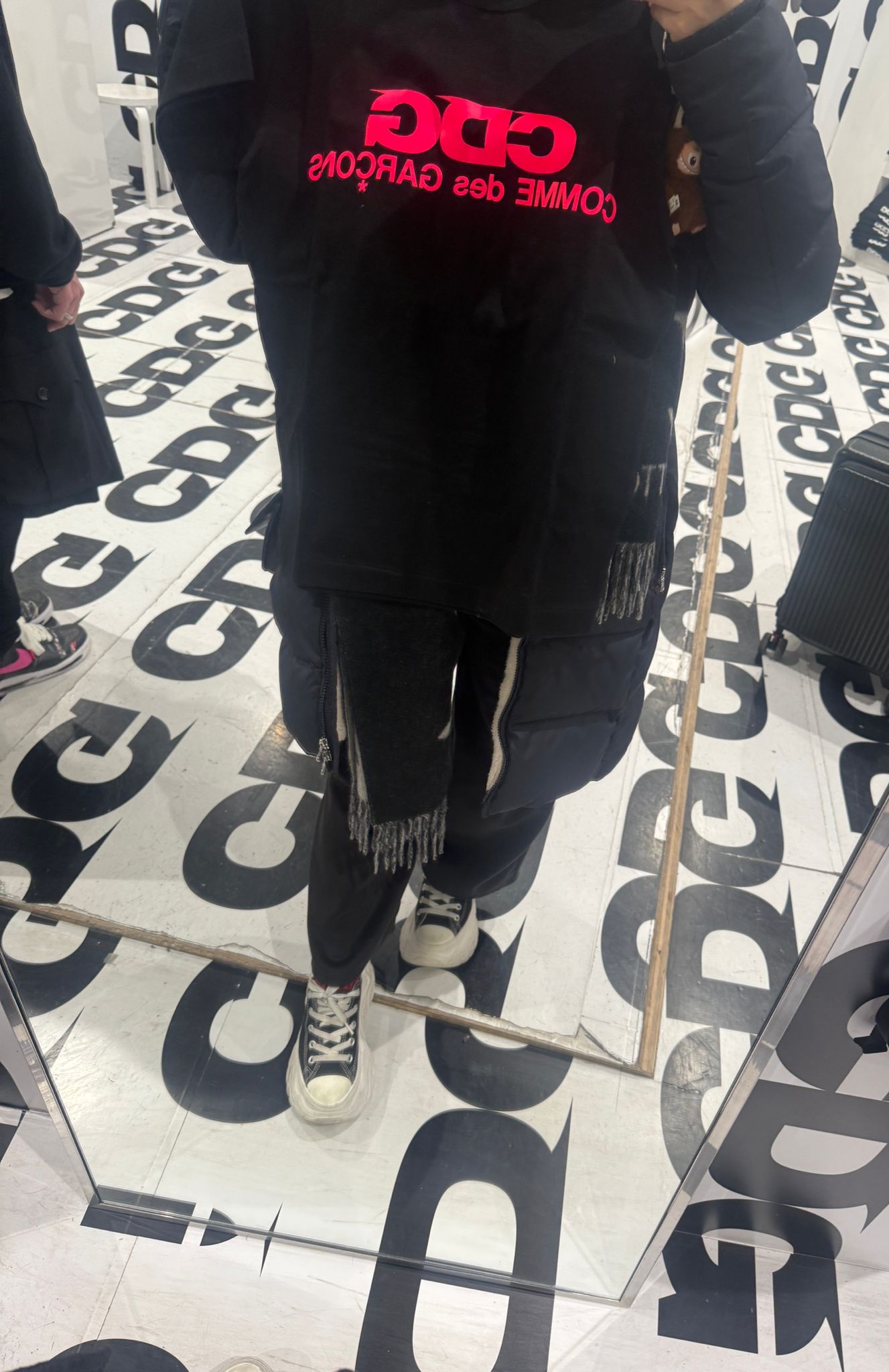 CdG sharp 粉tee sale Unisex s - XXL