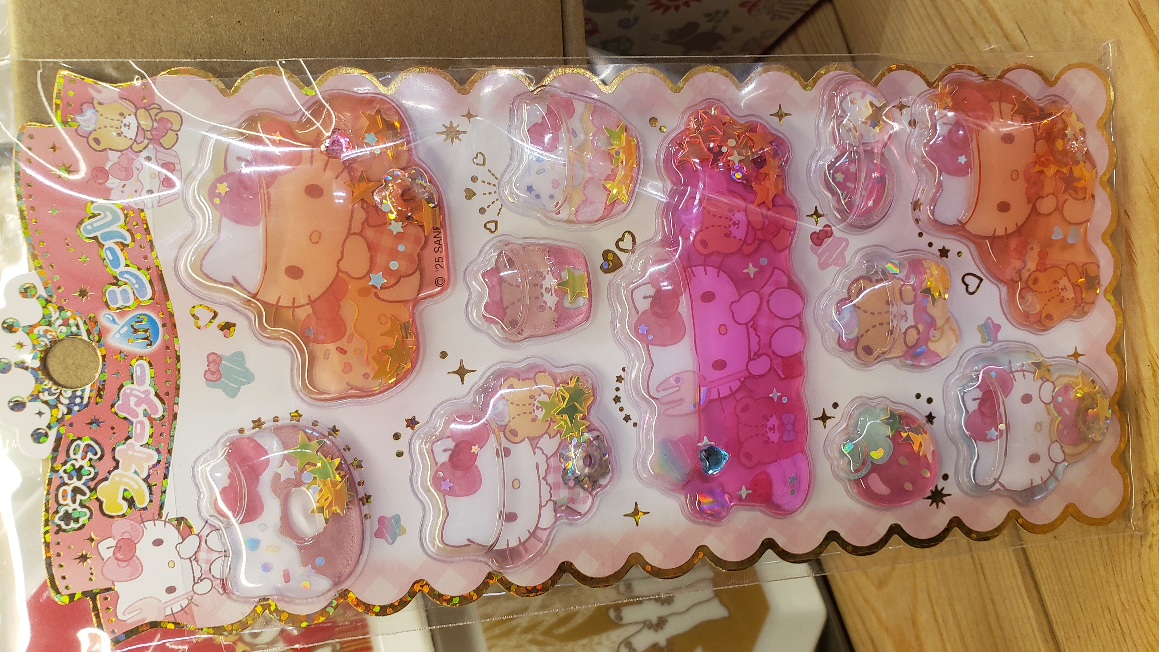 Sanrio Hello kitty 立體貼紙-CR135074
