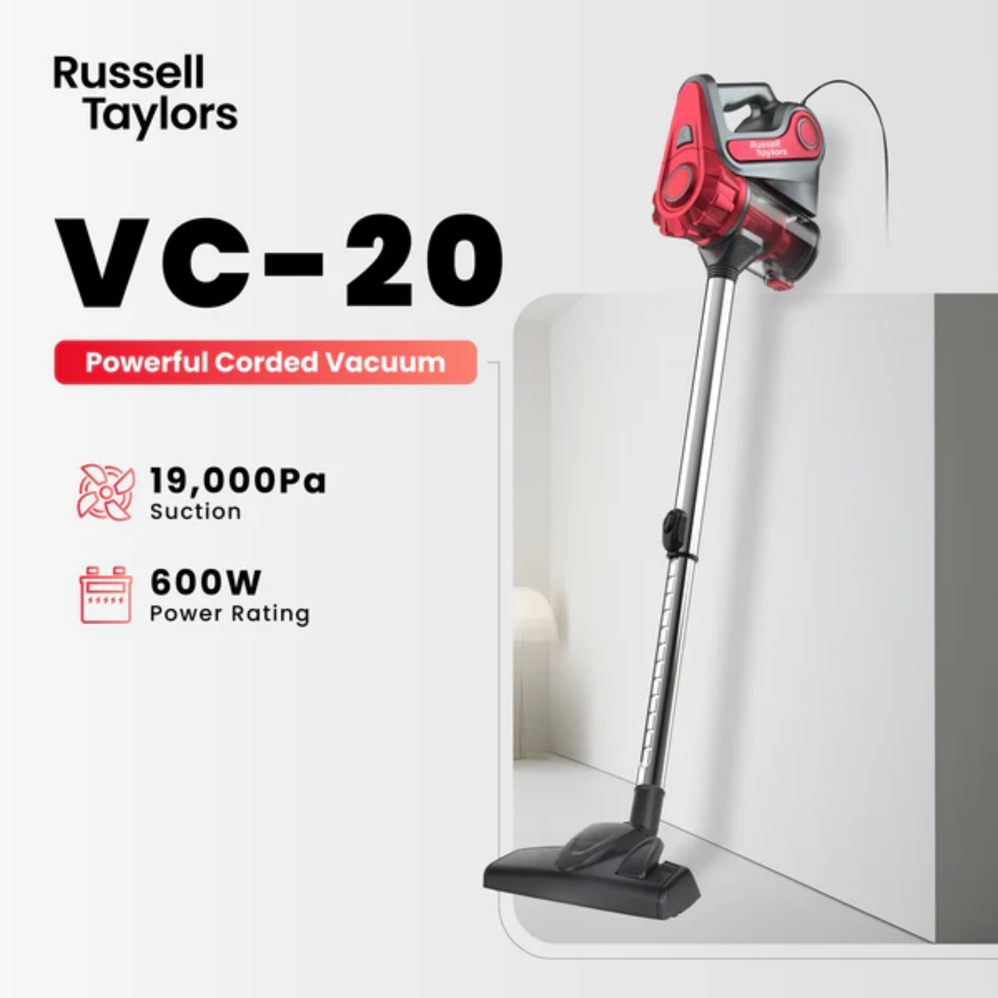 Russell Taylors Corded Vacuum Cleaner (VC-20)