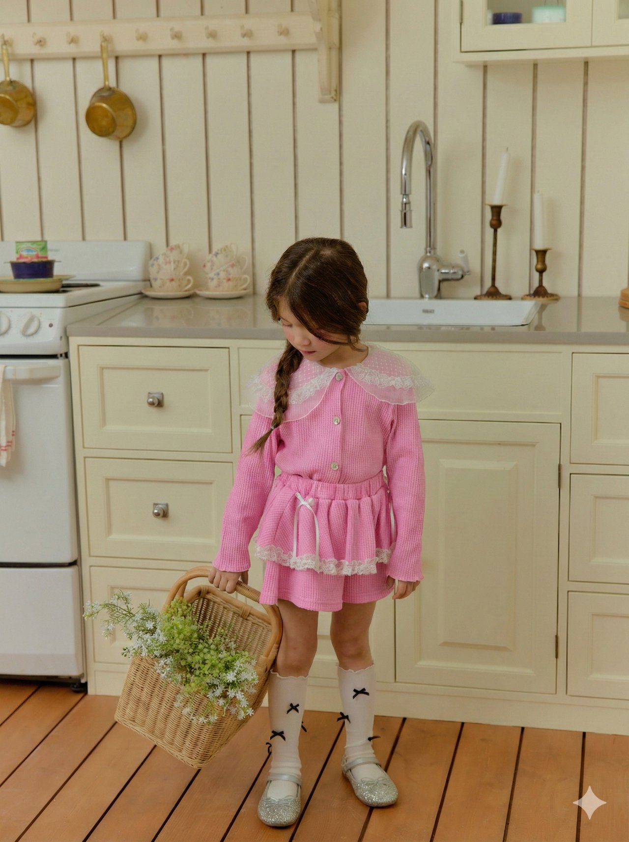 Lace Cardigan / 蝴蝶結🎀 Pants