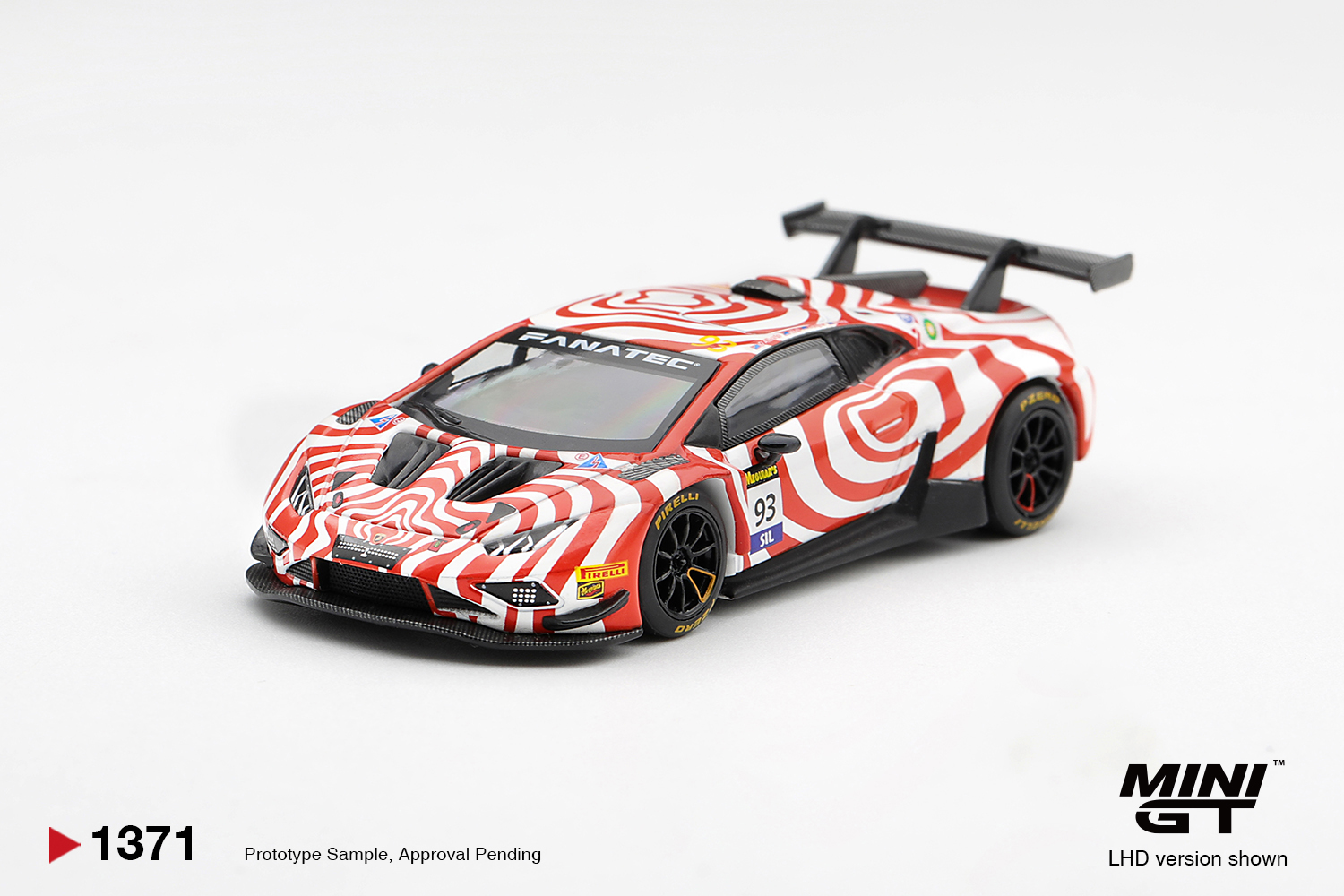 Pre Order - MINI GT ( MGT01371-L ) Lamborghini Huracan GT3 EVO2 #93  Wall Racing 2025 Bathurst 12 hrs / MINIGT 預訂優惠價 Pre-Order Price: HK$107