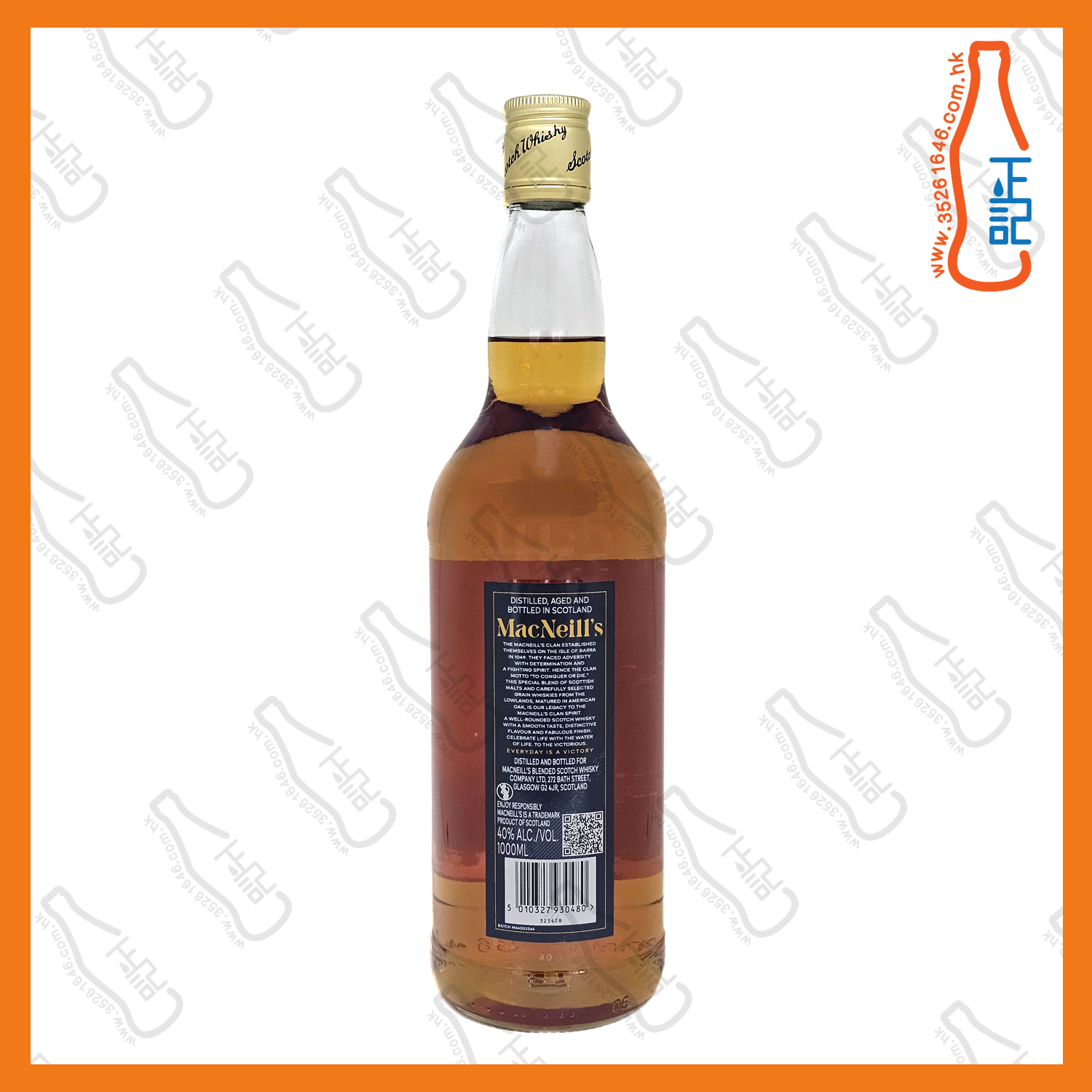 ==Macneill's Blended Scotch Whisky 1000mL /支