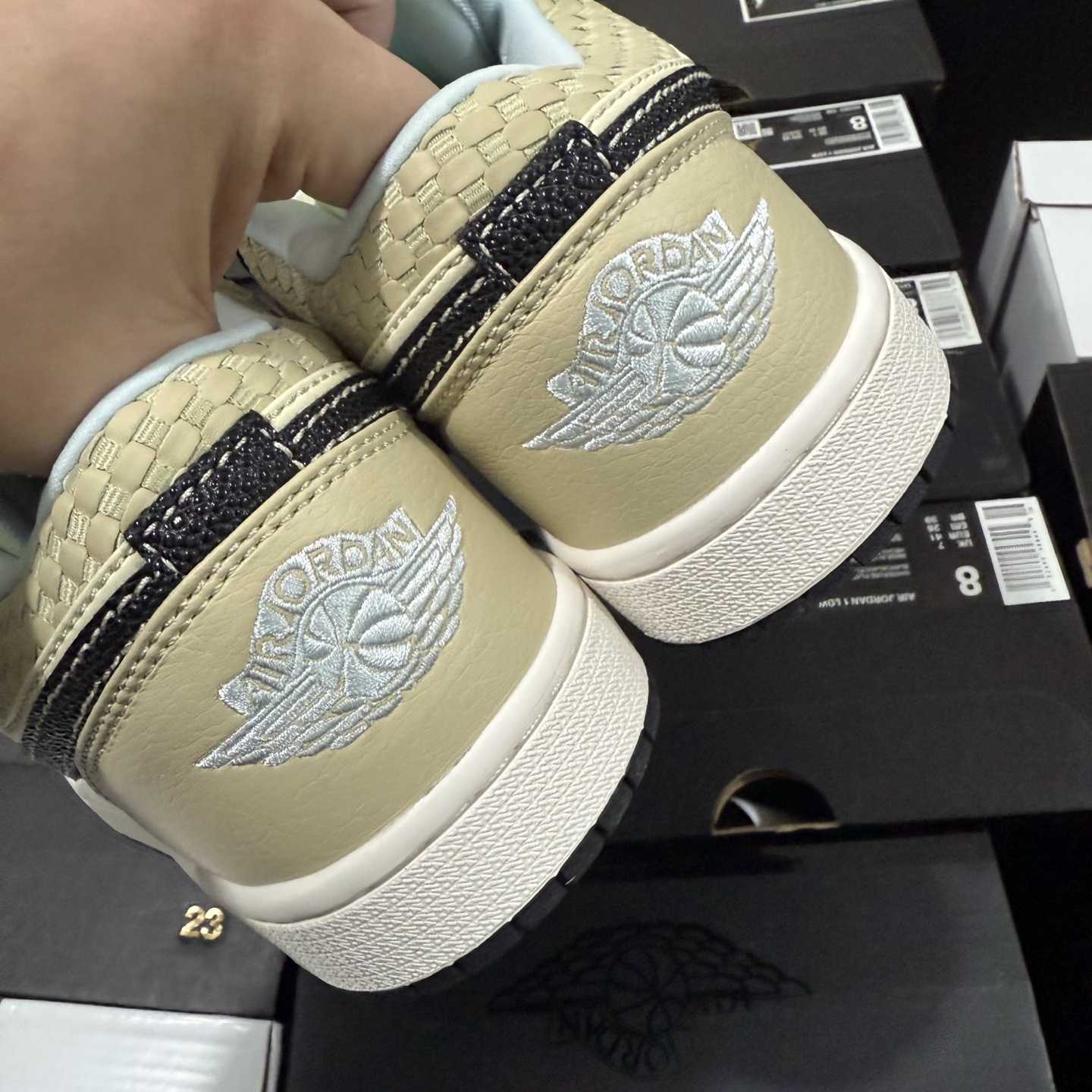 Nike Air Jordan 1 Low SE "Coconut Milk Black Muslin" HQ3437-101