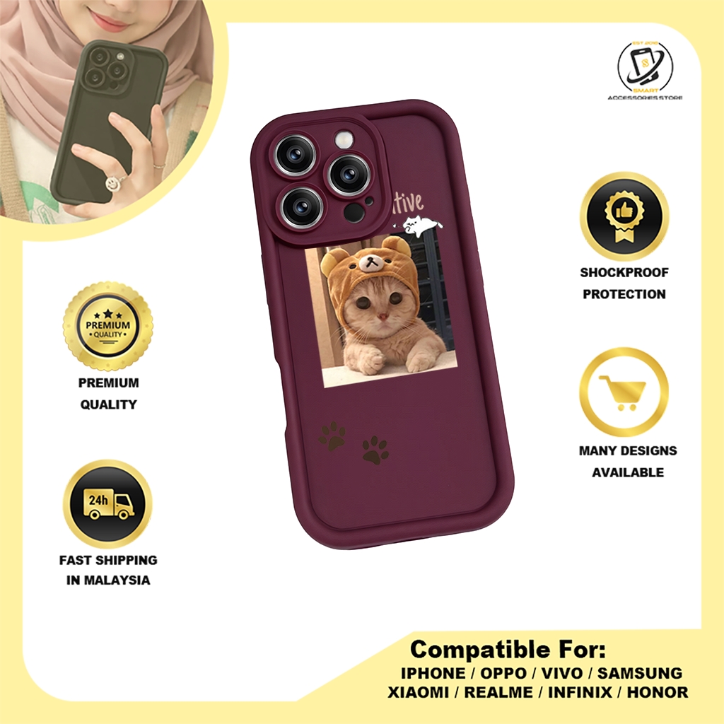 TPU DESIGN CASE PHONE FOR HONOR - DESIGN CAT A