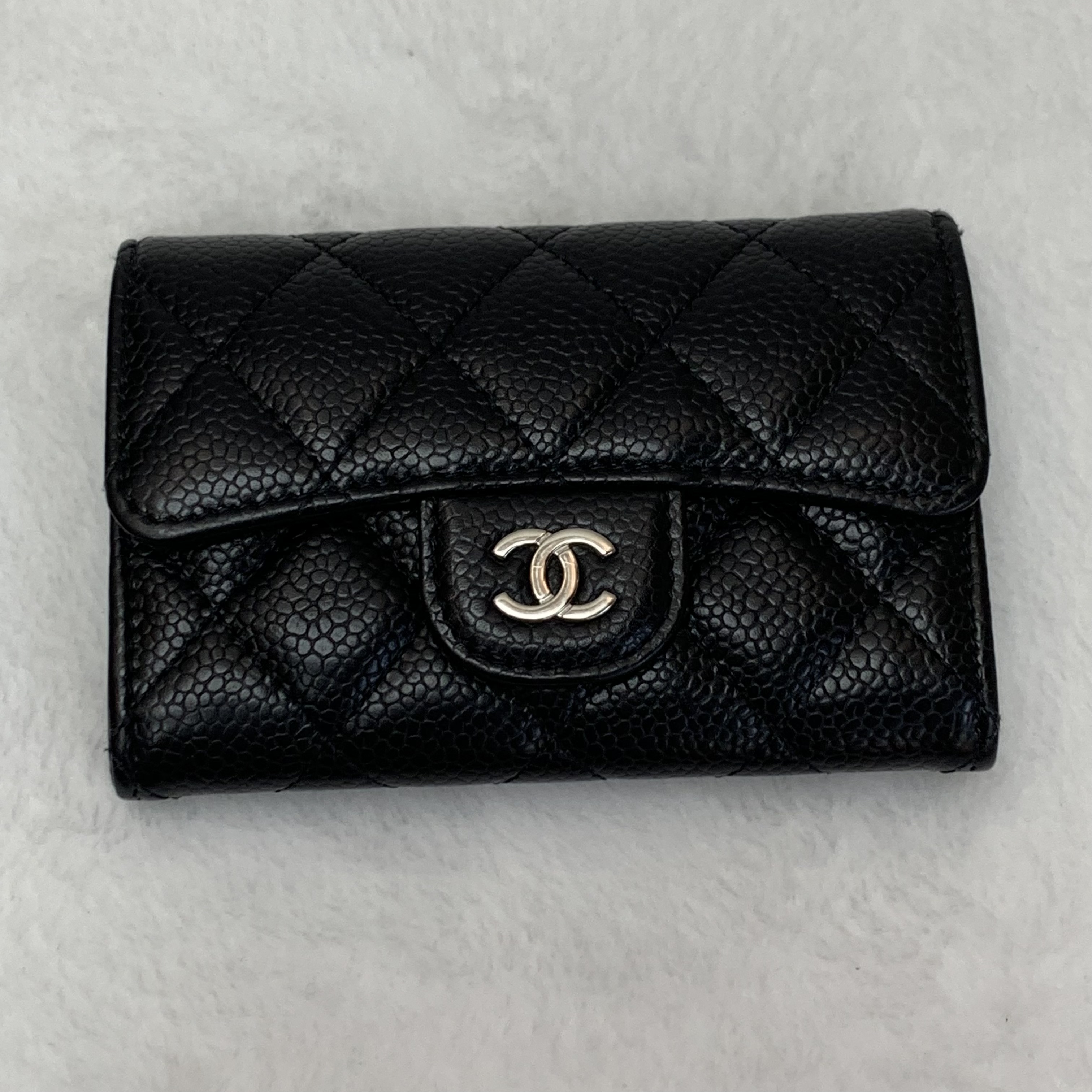 Full set Chanel 荔枝紋牛皮經典款卡套