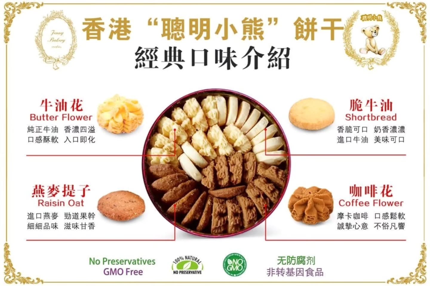 🇭🇰 香港珍妮曲奇小熊饼干