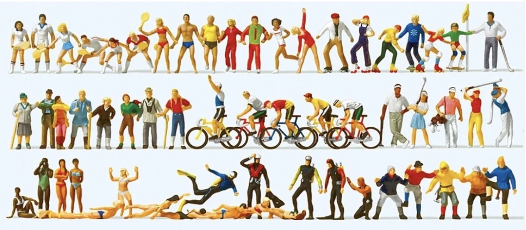 Preiser13005運動與休閒（Sport and Leisure / Sport und Freizeit）