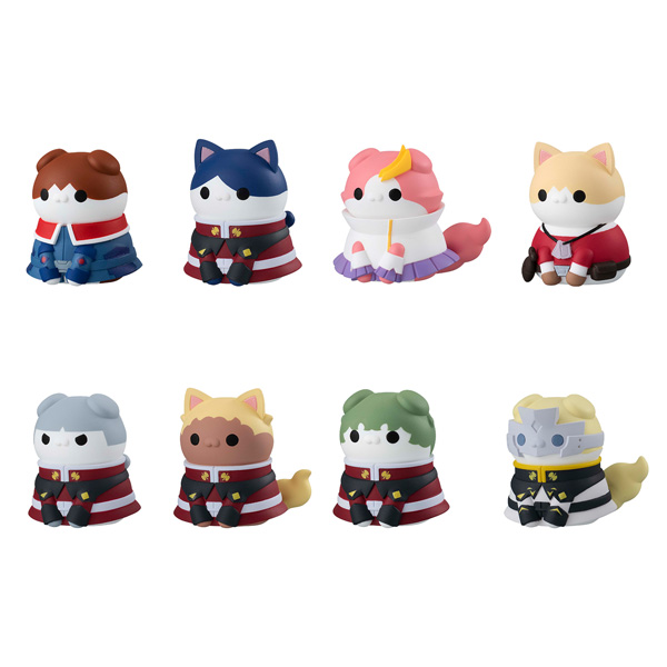 (預訂訂金 $100) (總價 $371) MegaHouse MEGA CAT PROJECT 機動戰士高達 機動戰士喵彈SEED 偽貓咪 (1套8款) (行版) Mobile Suit Gundam Seed Mobile Suit Nyandam SEED 