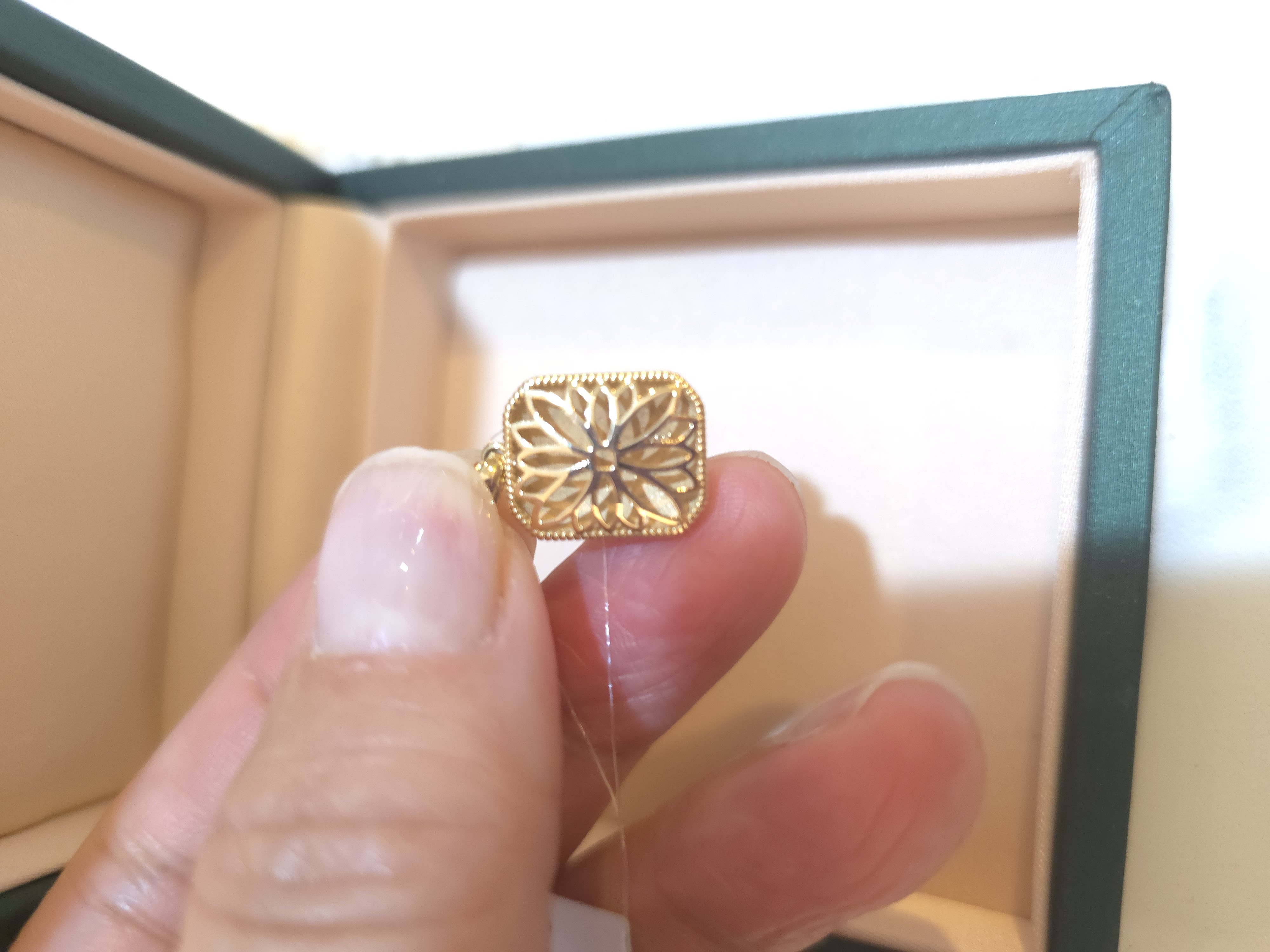 18K培育鑽石吊墜 d0.297 G3.691 