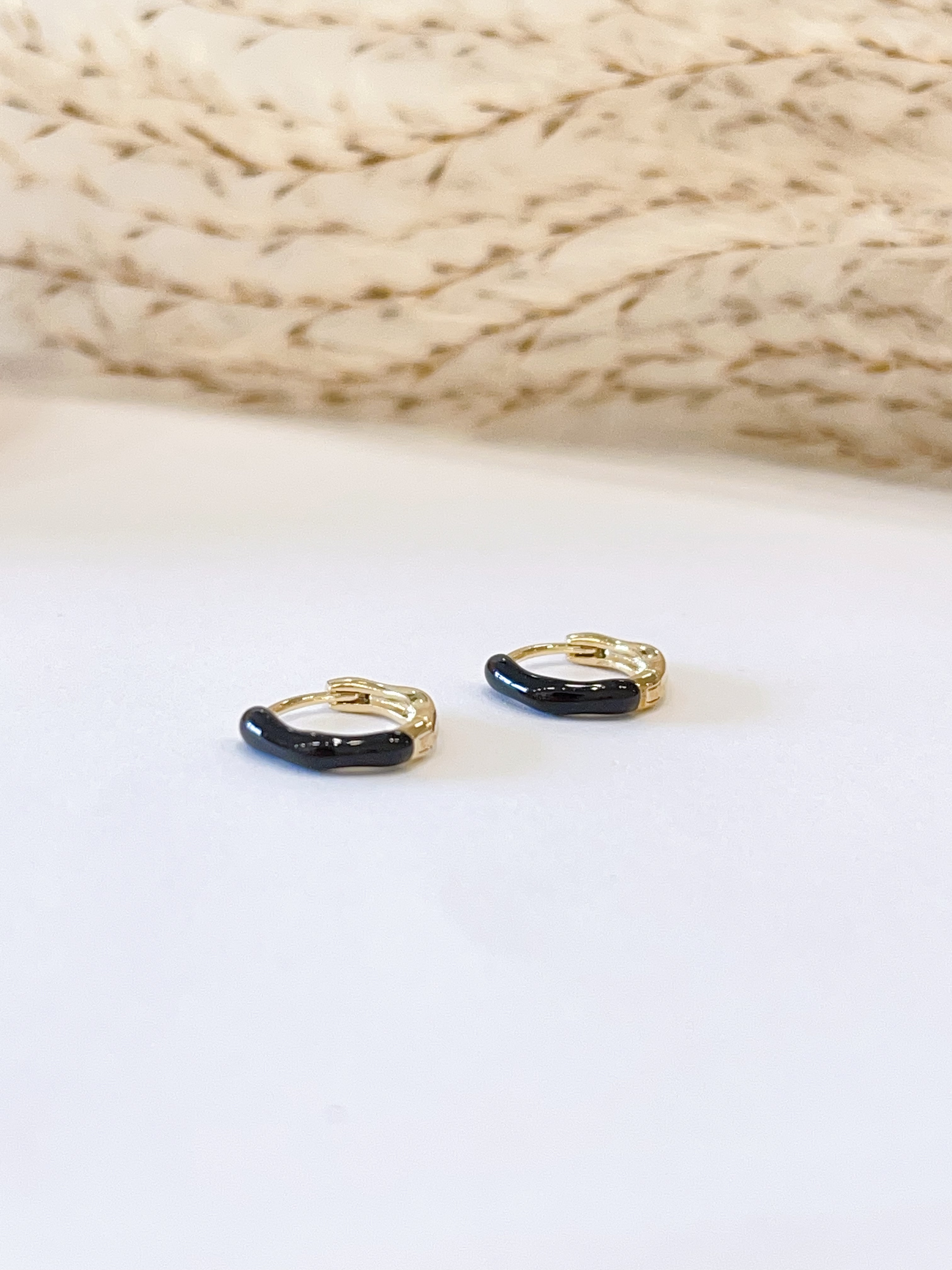 拼色日常佩戴耳环