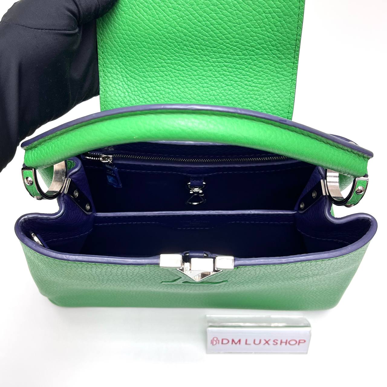 LV Capucines BB Vibrant Green SHW