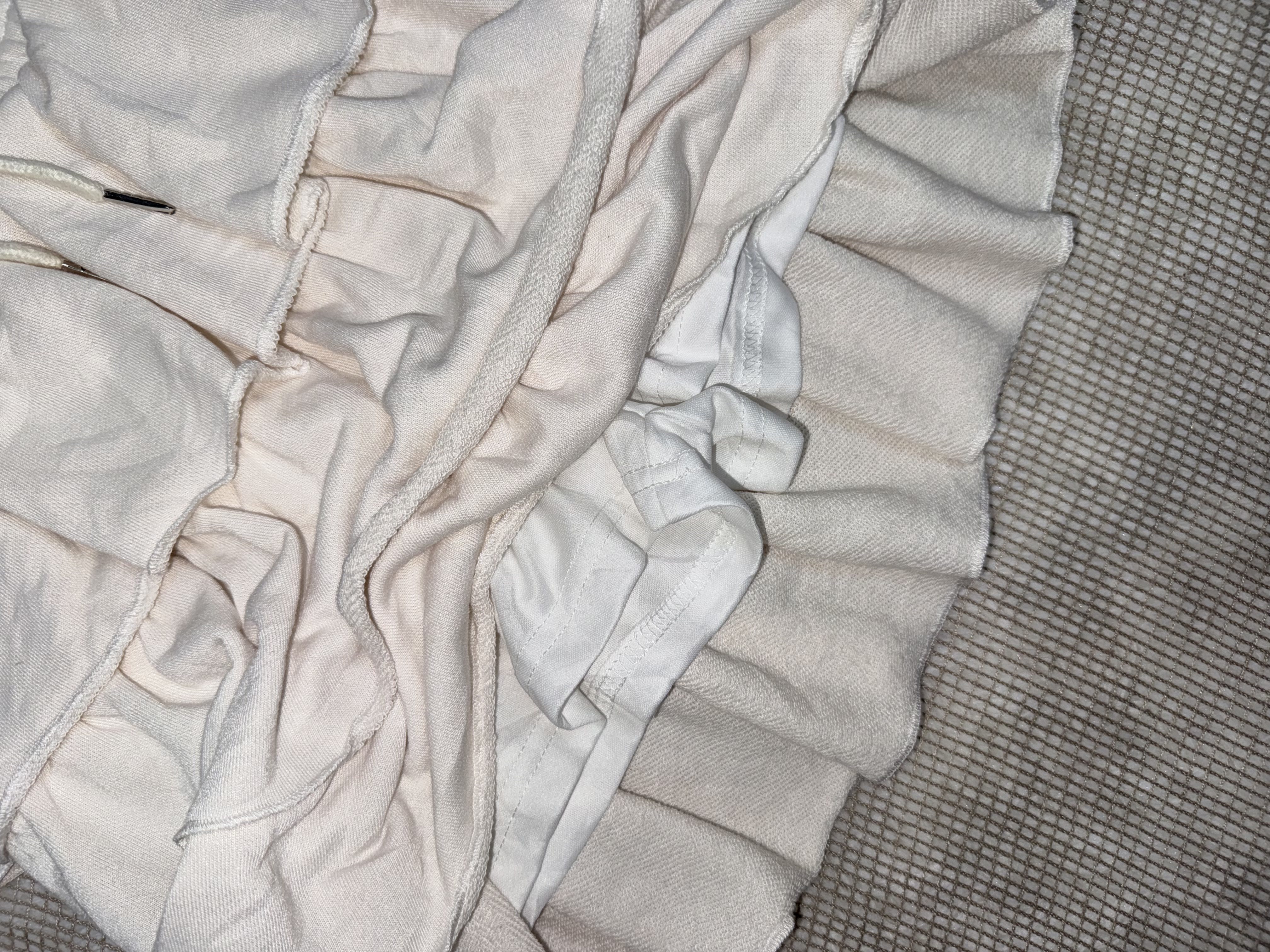 Soft Creamy Tiered Skirt