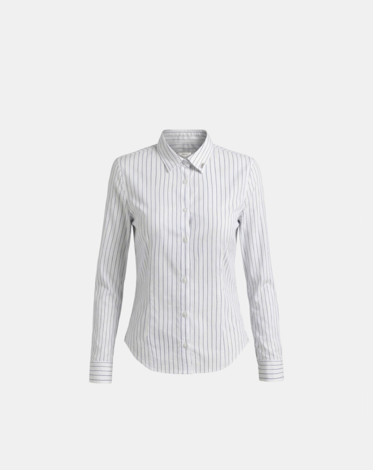 BADBLOOD [w-sht26-006] Uniform Classic Slim-Fit Dress Shirt - White Stripe